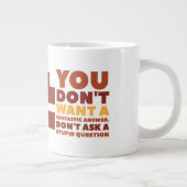 ジャンボマグの質問 ジャンボコーヒーマグカップ (右)