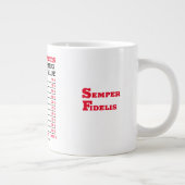 ジャンボマグカップ – ファクト付き ジャンボコーヒーマグカップ (右)