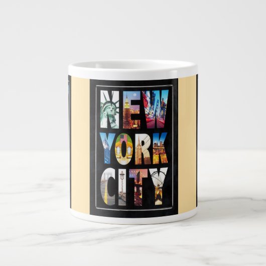 ジャンボマグカップ – 特大セラミックコーヒーとティーカップ ジャンボコーヒーマグカップ (正面)