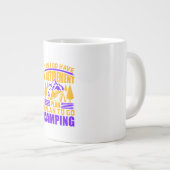 ジャンボマグ退職計画のスローガン ジャンボコーヒーマグカップ (正面右)