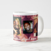 ジャンボマグ、カスタマイズ可能 ジャンボコーヒーマグカップ (正面右)