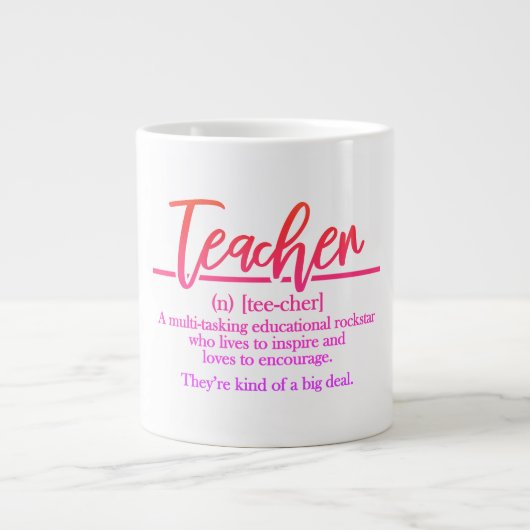  – ジャンボマグ ジャンボコーヒーマグカップ (正面)