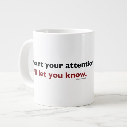 ジャンボマグ ジャンボコーヒーマグカップ (正面左)