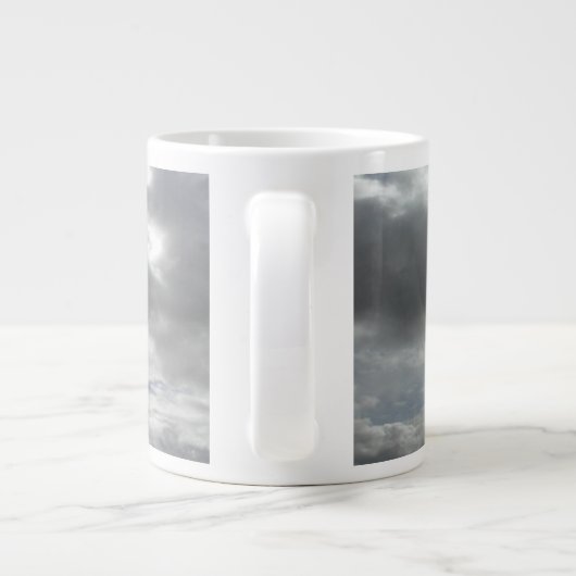 ジャンボマグ、スープボウル: 明るい兆候を捜して下さい ジャンボコーヒーマグカップ (裏面)