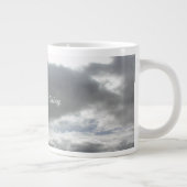 ジャンボマグ、スープボウル: 明るい兆候を捜して下さい ジャンボコーヒーマグカップ (右)