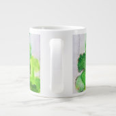 ジャンボマグ-威厳があるのゼラニウム ジャンボコーヒーマグカップ (裏面)