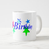 ジャンボマグ 誕生日おめでとう ジャンボコーヒーマグカップ (正面右)