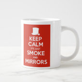 ジャンボマ保グ- Calm It's All Smoke and鏡 ジャンボコーヒーマグカップ (右)