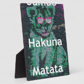 ジャンボライオンcub hakuna matata フォトプラーク (側面)