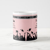 ジャンボ学校の卒業のお祝いのマグ ジャンボコーヒーマグカップ (正面)