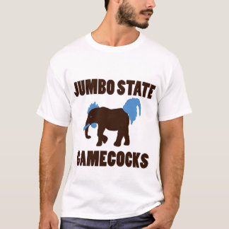 ジャンボ州の闘鶏のスローガンのワイシャツ Tシャツ