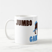ジャンボ州の闘鶏のマグ コーヒーマグカップ (左)