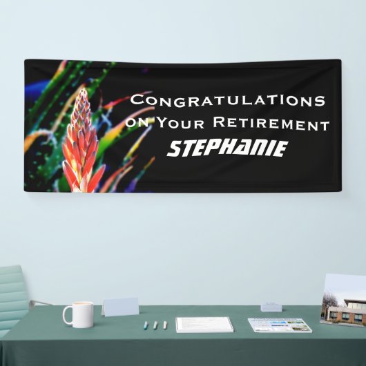 ジャンボ引退バナーエキゾチックフラワーアロエ 横断幕 (トレードショー)