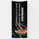 ジャンボ引退バナーエキゾチックフラワーアロエ 横断幕 (縦)