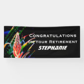 ジャンボ引退バナーエキゾチックフラワーアロエ 横断幕 (横)