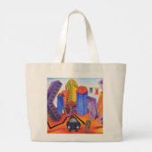 ジャンボ忘れトテバッグを洗わない ラージトートバッグ (裏面)