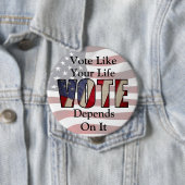 ジャンボ投票ボタン 缶バッジ (インサイチュ)