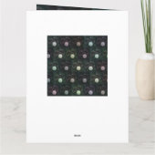 ジャンボ斑入り芝生ボウリングの誕生日カード カード (裏面)