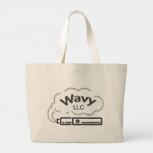 ジャンボ最高のトート ラージトートバッグ (裏面)