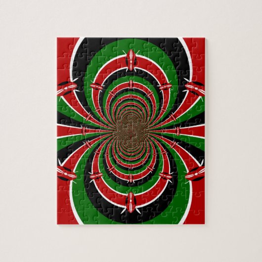 ジャンボ羽張!ケニアハクナマタタ ジグソーパズル (縦)