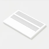 ジャンボ音楽ノート ポストイット (アングル)