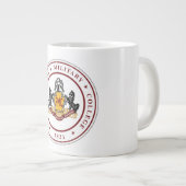 +ジャンボ20 onzホワイトPMCシールマグ ジャンボコーヒーマグカップ (正面右)