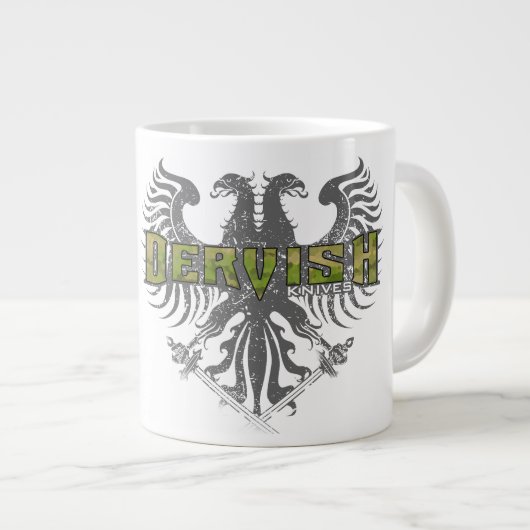 ジャンボ·ダービッシュ·ナイフズ·コーヒー·マグ ジャンボコーヒーマグカップ (正面右)