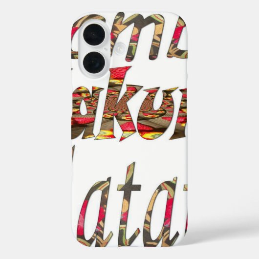 ジャンボ!ハクナマタタ Case-Mate iPhoneケース (裏面)