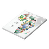 ジャンボ・ハバリアフリカ!私はアフリカが大好き ノートパッド (回転)