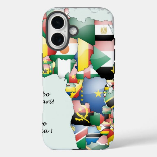 ジャンボ・ハバリアフリカ！私はアフリカが大好き Case-Mate iPhoneケース (裏面)