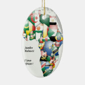 ジャンボ・ハバリ・アフリカ! アフリカが大好き セラミックオーナメント (右)