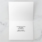 ジャンボ・リタイアメント、ネジ・ワーク、米国全おもしろい土 カード (内部)