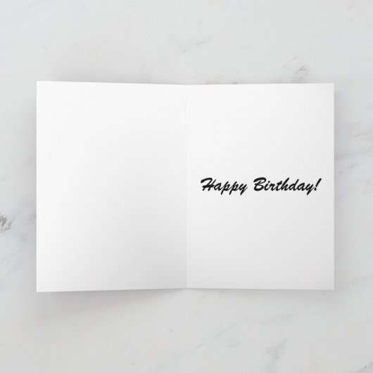 'ジャンボ' 4th Birthday Card カード (内部)