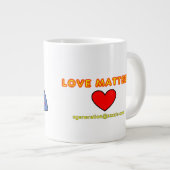 ジャンボLOVEマグ ジャンボコーヒーマグカップ (正面右)