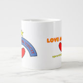 ジャンボLOVEマグ ジャンボコーヒーマグカップ (正面)