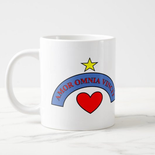 ジャンボLOVEマグ ジャンボコーヒーマグカップ (左)