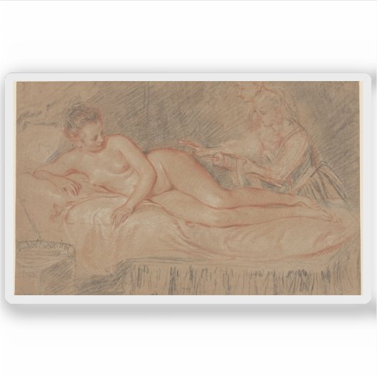 ジャン=アントワーヌ・ワトトー – 治療薬 シール (正面)