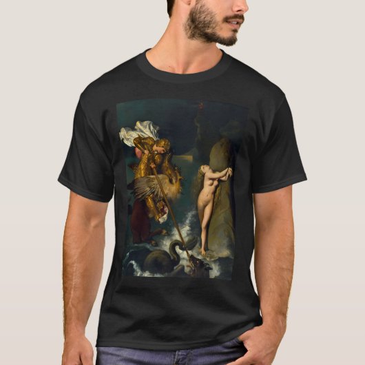 ジャン=オーギュスト・ドミニク・インゲレス・ロジャー解放 Tシャツ (正面)
