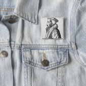 ジャン・カルヴァンのポートレートは53 1564年を老化させました 缶バッジ (インサイチュ)