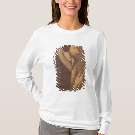 ジャン・カルヴァンのポートレート Tシャツ (正面)