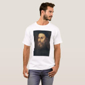 ジャン・カルヴァンのポートレート Tシャツ (正面フル)