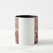 ジャン・カルヴァン(1509-1564年)のポートレート(版木、銅版、版画) マグカップ (中央)