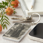 ジャン・カルヴァンKeychain キーホルダー (正面右)