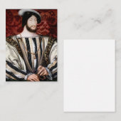 ジャン・クロエット - フランソワ1世, フランス王 ノートカード (正面/裏面)