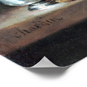 ジャン=シメオンシャルダンがまだ桃と暮らす ポスター (角)