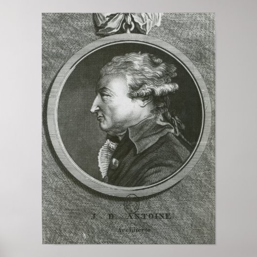 ジャン・デニス・アントワーヌ建築家 ポスター (正面)