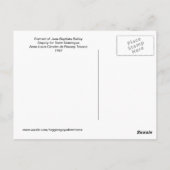 ジャン – バプティステベルリーポートレート ポストカード (裏面)