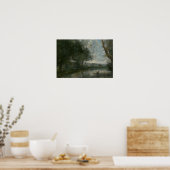 ジャン – バプティスト – カミーユのコロー – 風景 ポスター (キッチン)