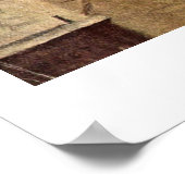 ジャン=バプティスト・カミーユ・コローによるドゥアイの鐘楼 ポスター (角)