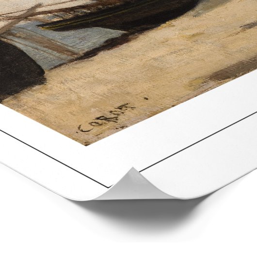 ジャン=バプティスト・カミーユ・コロー・アートのポスター#360 ポスター (角)